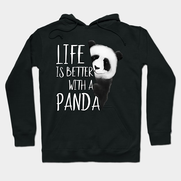 Panda Lovers Life Is Better With A Panda Bear Hoodie by SkizzenMonster